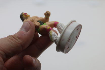 WWF Ultimate Warrior Vintage Figure Stamp Toy 1990s Titan Sports Inc