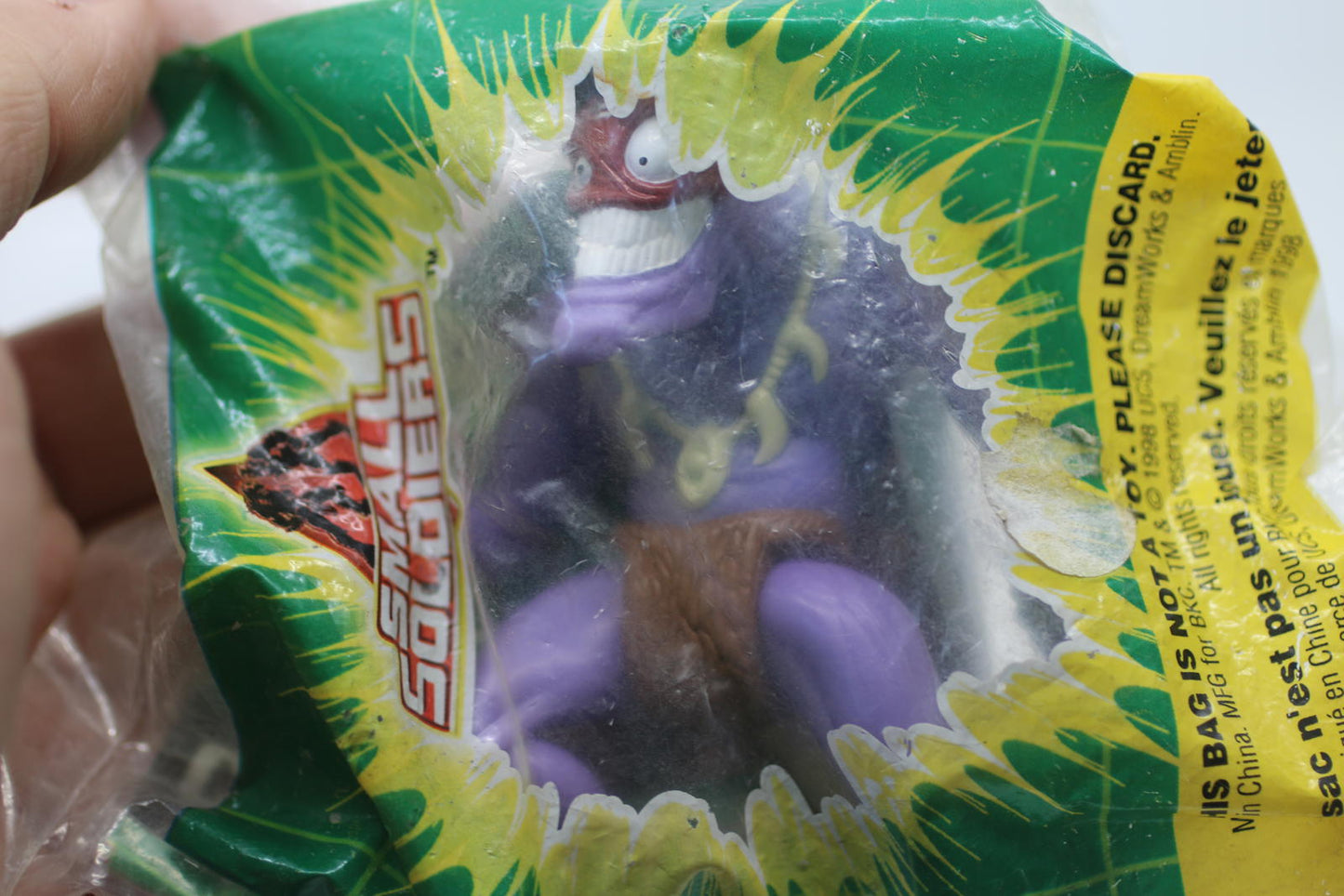 1998 Small Soldiers Burger King Kid's Meal Toy Insaniac Gorgonite