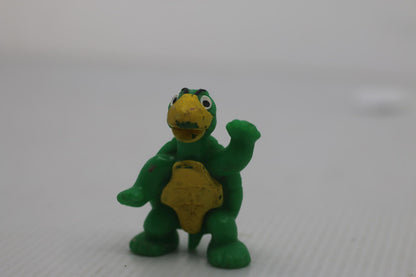 Bully Petzi turtle figure pol Small Green and Yellow Turtle Figurine Toy