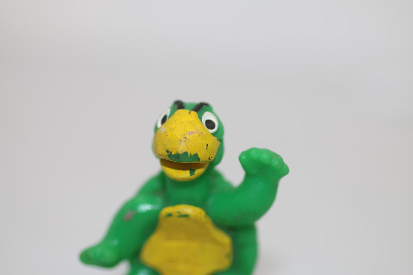 Bully Petzi turtle figure pol Small Green and Yellow Turtle Figurine Toy