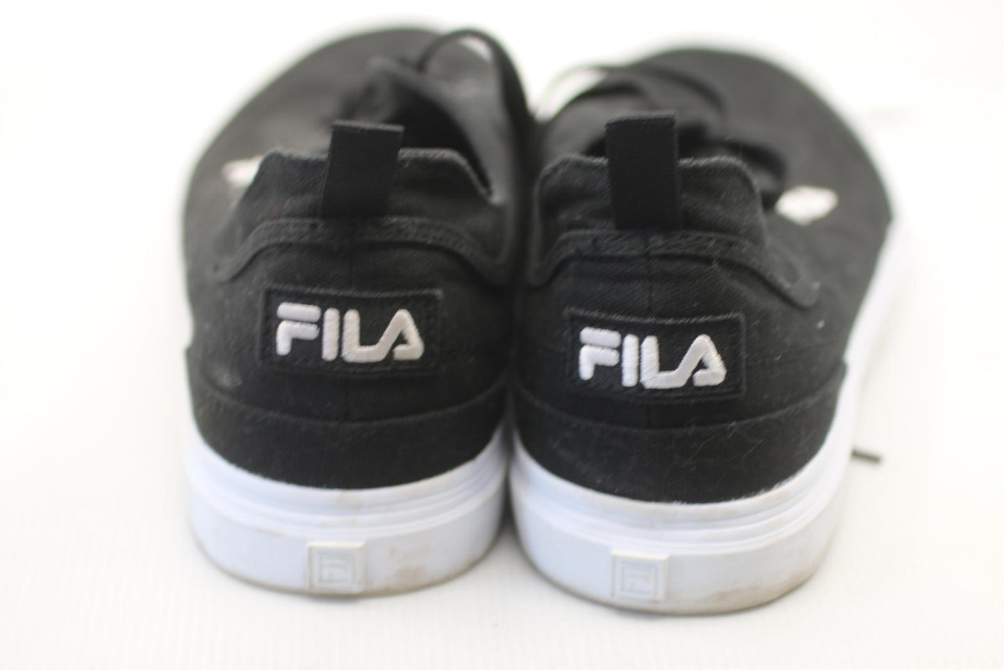 FILA Black Canvas Sneakers Men’s Size 13 Coolmax Memory Foam Casual Skate Shoes