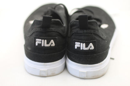 FILA Black Canvas Sneakers Men’s Size 13 Coolmax Memory Foam Casual Skate Shoes