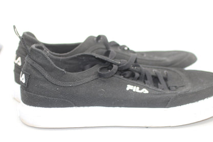 FILA Black Canvas Sneakers Men’s Size 13 Coolmax Memory Foam Casual Skate Shoes