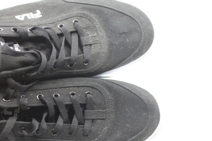 FILA Black Canvas Sneakers Men’s Size 13 Coolmax Memory Foam Casual Skate Shoes