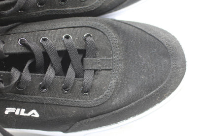 FILA Black Canvas Sneakers Men’s Size 13 Coolmax Memory Foam Casual Skate Shoes