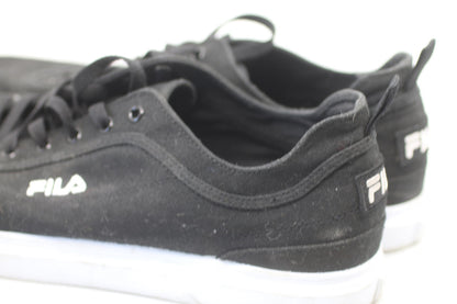 FILA Black Canvas Sneakers Men’s Size 13 Coolmax Memory Foam Casual Skate Shoes
