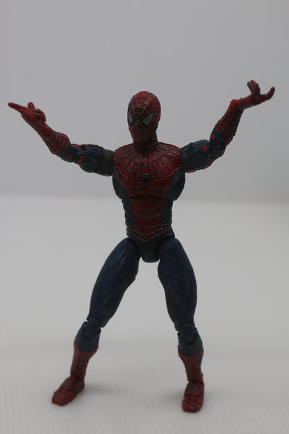 2002 Spider-Man The Movie Super Poseable 6" Figure Toby Mcguire Marvel ToyBiz