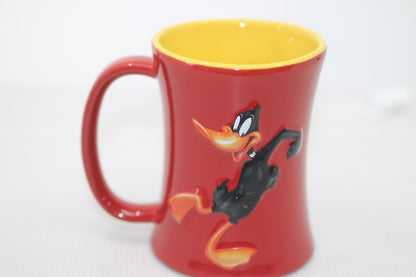 Rare Warner Bros 2005 looney tunes tindex ceramic mug daffy duck caractere toon2