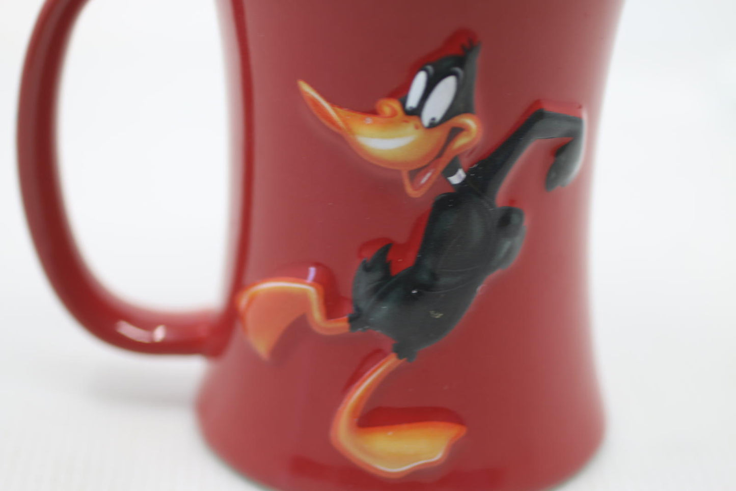 Rare Warner Bros 2005 looney tunes tindex ceramic mug daffy duck caractere toon2