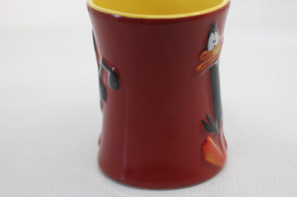 Rare Warner Bros 2005 looney tunes tindex ceramic mug daffy duck caractere toon2