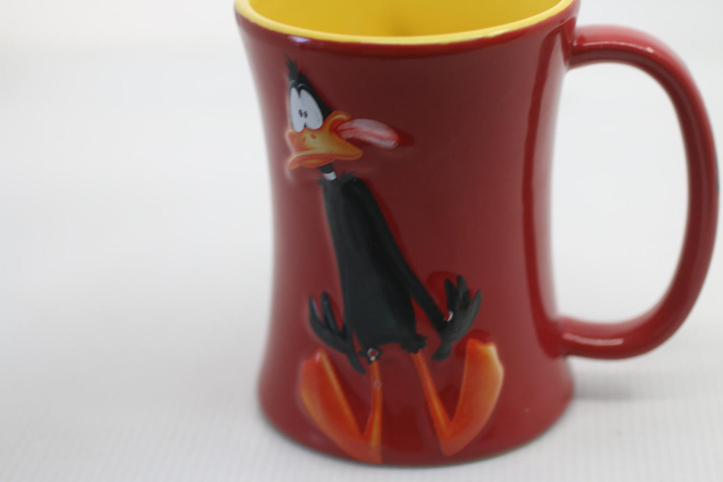 Rare Warner Bros 2005 looney tunes tindex ceramic mug daffy duck caractere toon2