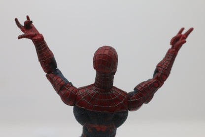 2002 Spider-Man The Movie Super Poseable 6" Figure Toby Mcguire Marvel ToyBiz