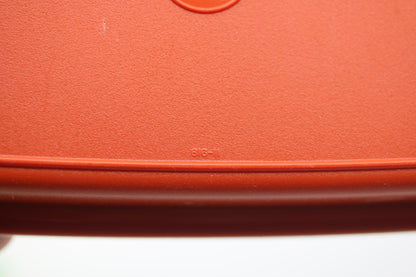 Vintage Tupperware 816 Bacon Deli Meat/Cheese Container w/Lid in Paprika Red