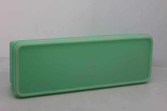 Vintage Green Tupperware Celery Vegetable Keeper Crisper #892-2 w/ Lid 893-1