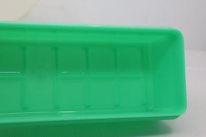 Vintage Green Tupperware Celery Vegetable Keeper Crisper #892-2 w/ Lid 893-1