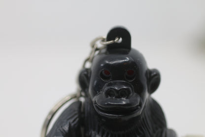 Wind-Up Interesting Gorilla Key-Chain Rare "Mastu" Three Brothers "Bating