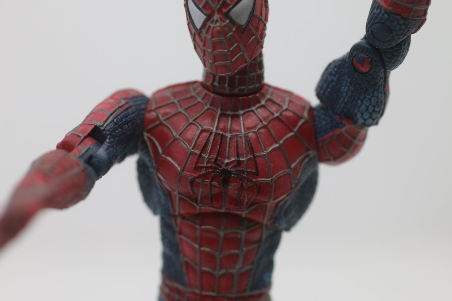 2002 Spider-Man The Movie Super Poseable 6" Figure Toby Mcguire Marvel ToyBiz #2