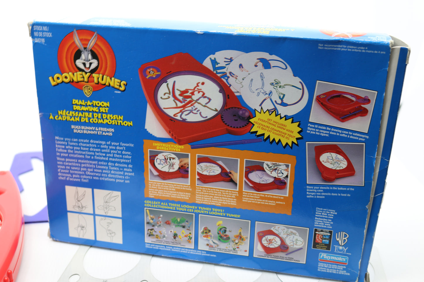 dial-a-toon drawing set looney tunes bugs bunny & friends playmates Game