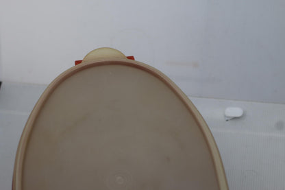 VTG TUPPERWARE 3-Pc Red Ham Roast Keeper w/ Removable Insert 488-4 506-5 487-1