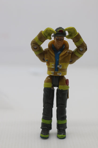 Tonka Lights & Sound Rescue Fireman Firetruck Driver Loose 4" Action Figure