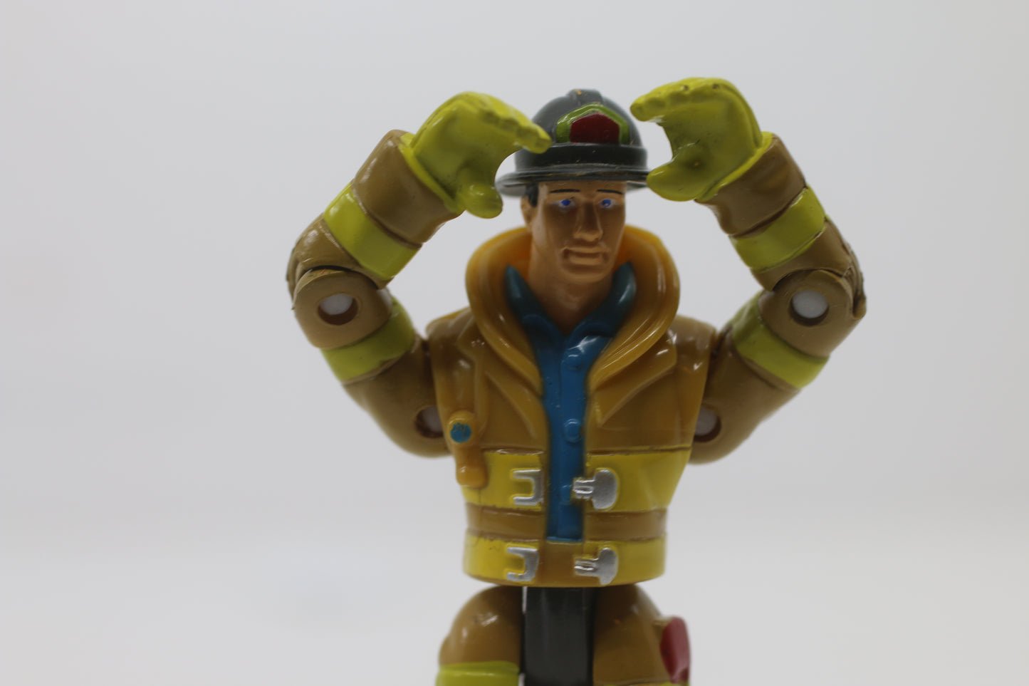 Tonka Lights & Sound Rescue Fireman Firetruck Driver Loose 4" Action Figure