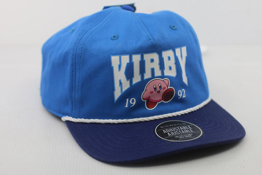 Nintendo Kirby 1992 Adjustable Snapback Cap – Bioworld – BoxLunch Exclusive Blue