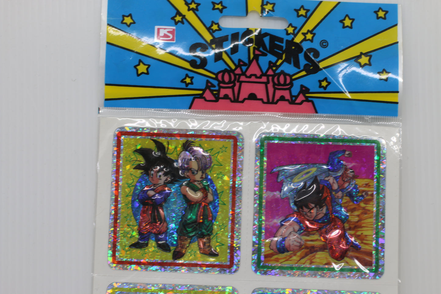 Dragon Ball Z Holographic Stickers 1 Set 6 Sticker PCS Puffy 3D Anime DBZ NEW