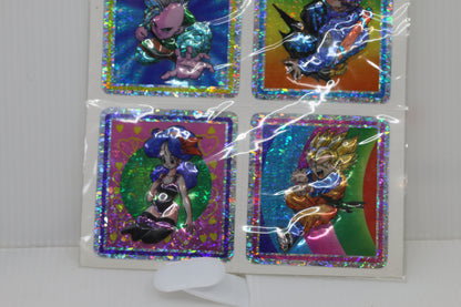 Dragon Ball Z Holographic Stickers 1 Set 6 Sticker PCS Puffy 3D Anime DBZ NEW