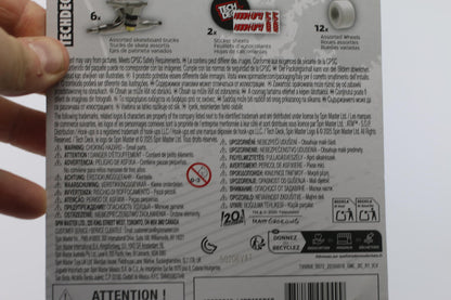 New Tech Deck 4 Pack Hook-Ups Skateboards Fingerboards Anime Girl Robot