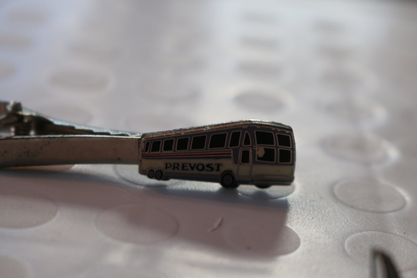 Bus Company from Canada Tie Clip Golden model #3