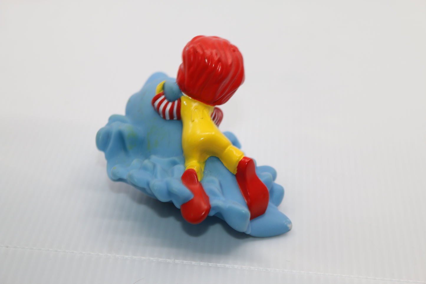 McDonald's 2006 Baby Ronald McDonald on Blue Dolphin Fun Bathtub Toy