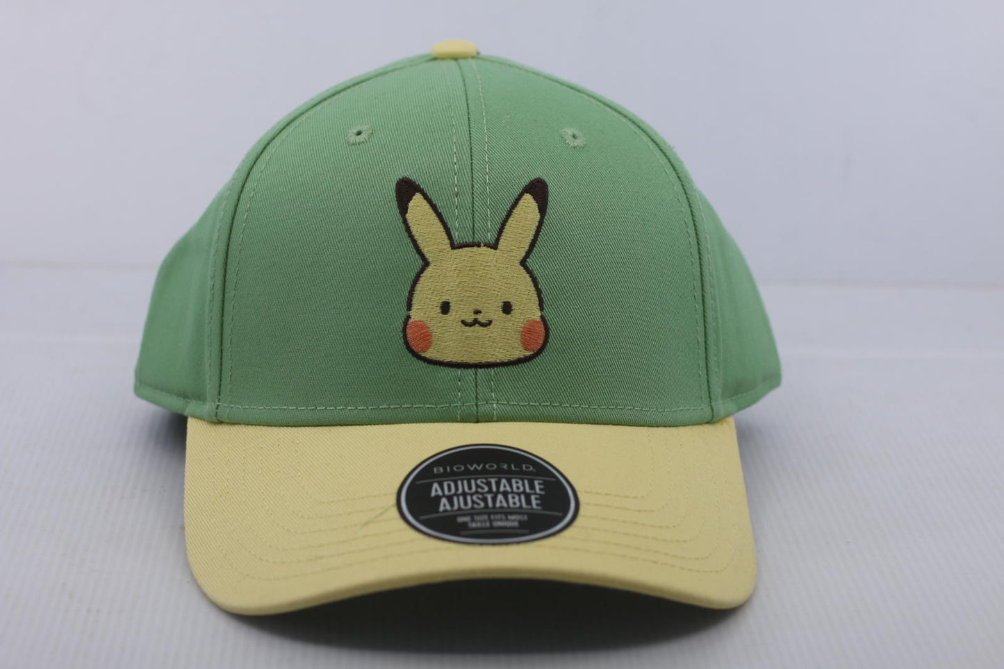 Pokémon Pikachu Electric Type Green Adjustable Hat BioWorld