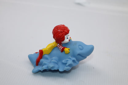 McDonald's 2006 Baby Ronald McDonald on Blue Dolphin Fun Bathtub Toy #2