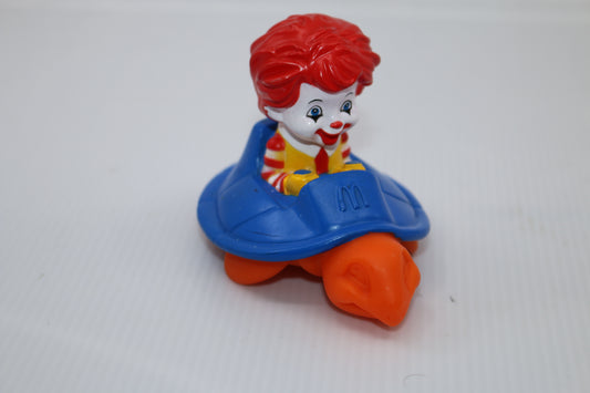 McDonald's Happy Meal Toy Baby Ronald McDonald Riding Turtle Bath Toy 2010