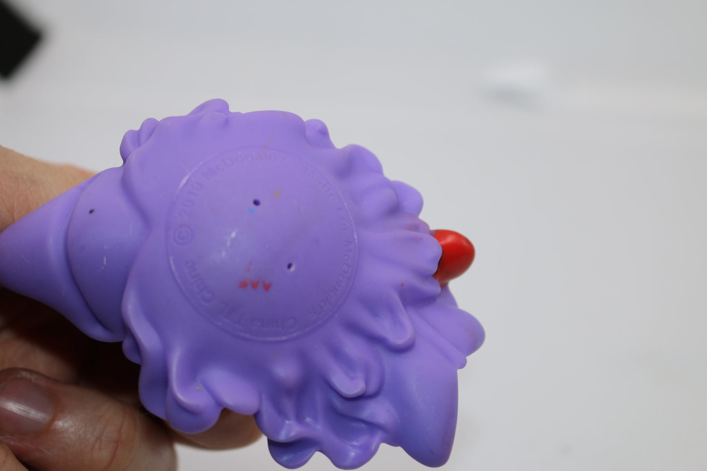 McDonalds Happy Meal Toy 2010 Ronald McDonald Purple Dolphin