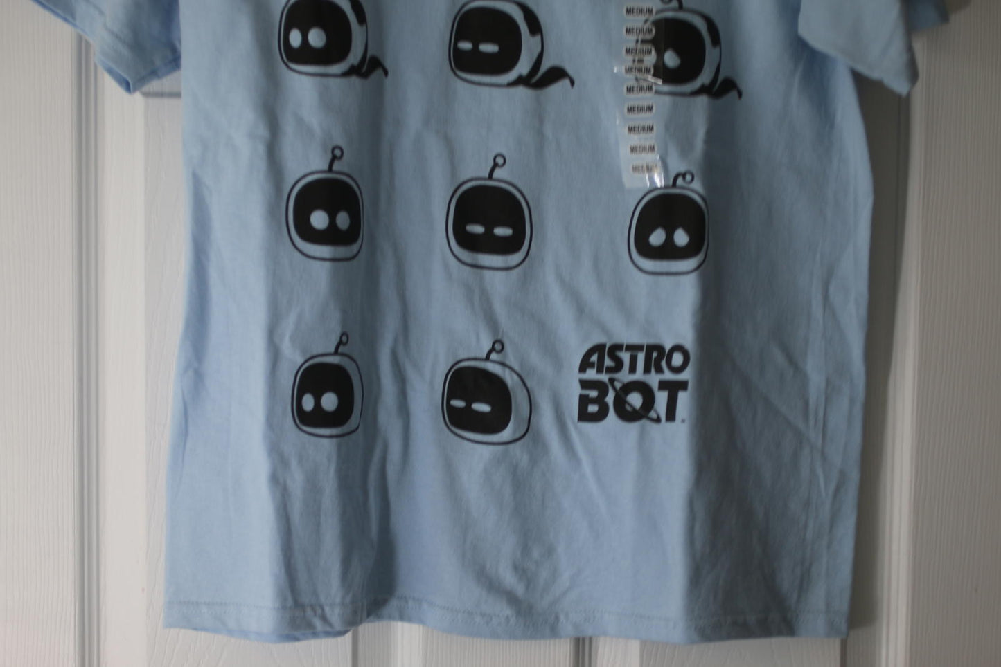 Official Astro Bot Blue Graphic T-Shirt Medium PlayStation