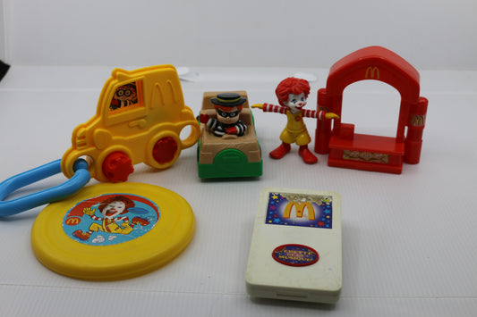 lot 2007 McDonald’s Baby Ronald Happy Meal PVC Toy Figure & Accessories