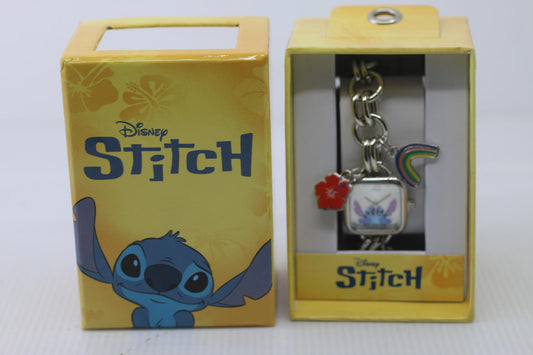 Disney Stitch Charm Bracelet Watch Box Accutime Lilo&Stitch