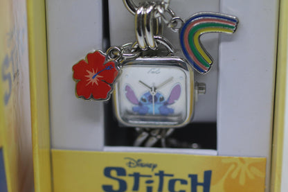 Disney Stitch Charm Bracelet Watch Box Accutime Lilo&Stitch