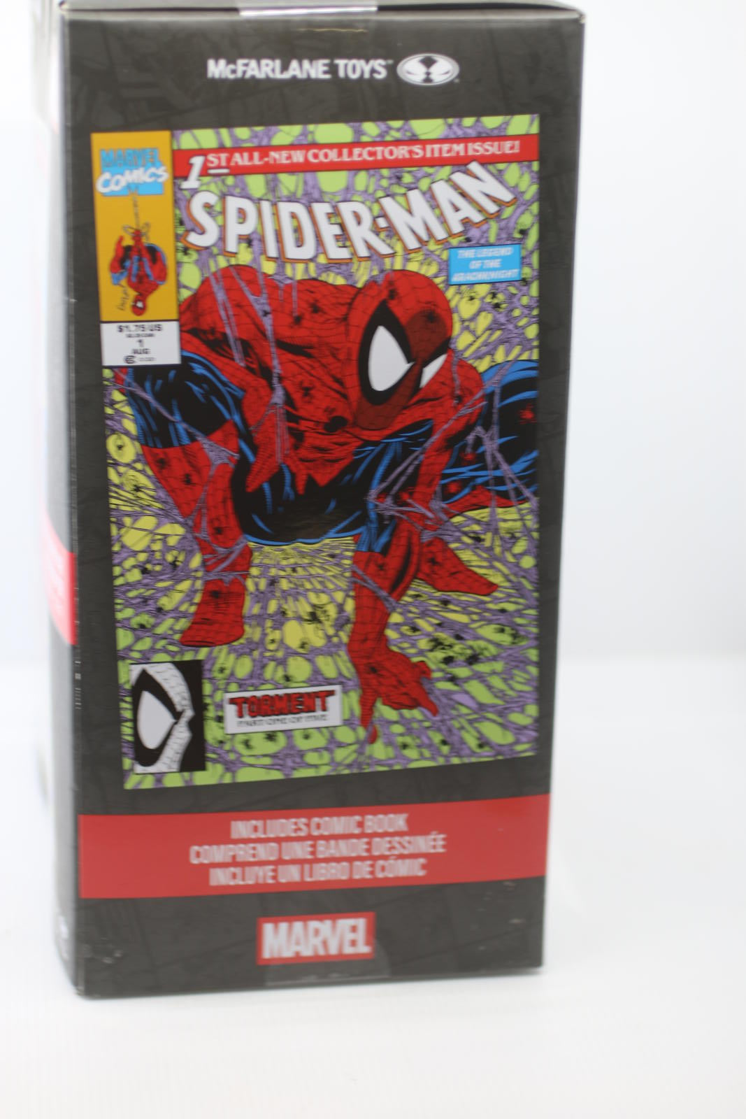 McFarlane Toys Spider-Man Black Suit Gold Label – Autograph EB Games Exclusive