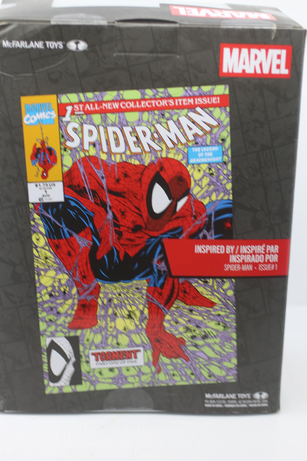 McFarlane Toys Spider-Man Black Suit Gold Label – Autograph EB Games Exclusive