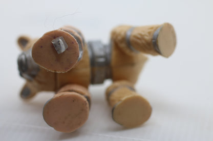 Vintage 1978 Muffit Daggit Robot Dog Figure No Tail Battlestar Galactica Mattel