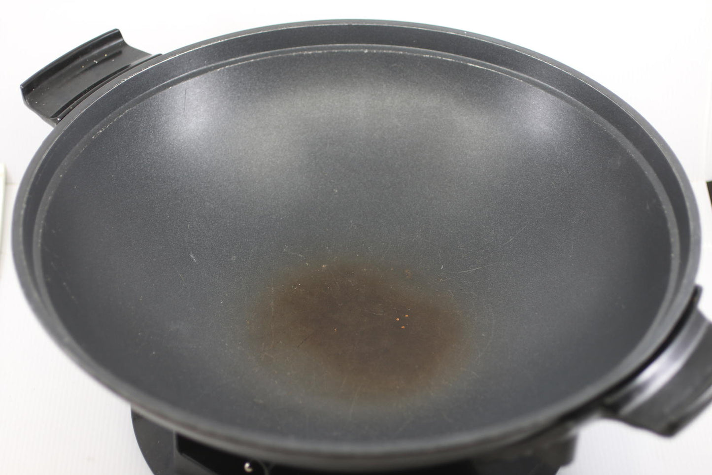 Black&Decker Wok Multi-Cuisine WK1000-04 Electric Wok 1500W Glass Lid W/ Manual