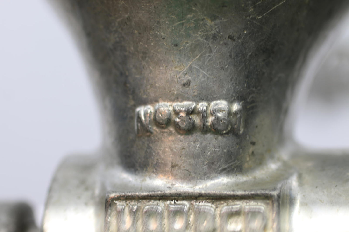 Vintage Harper “Beatrice” Manual Meat Grinder No. 381 England Metal Clamp Style