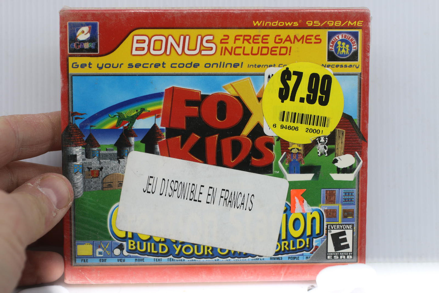 Fox Kids 3D creation Construction PC Game for Windows 95/98/ME brand new sealed