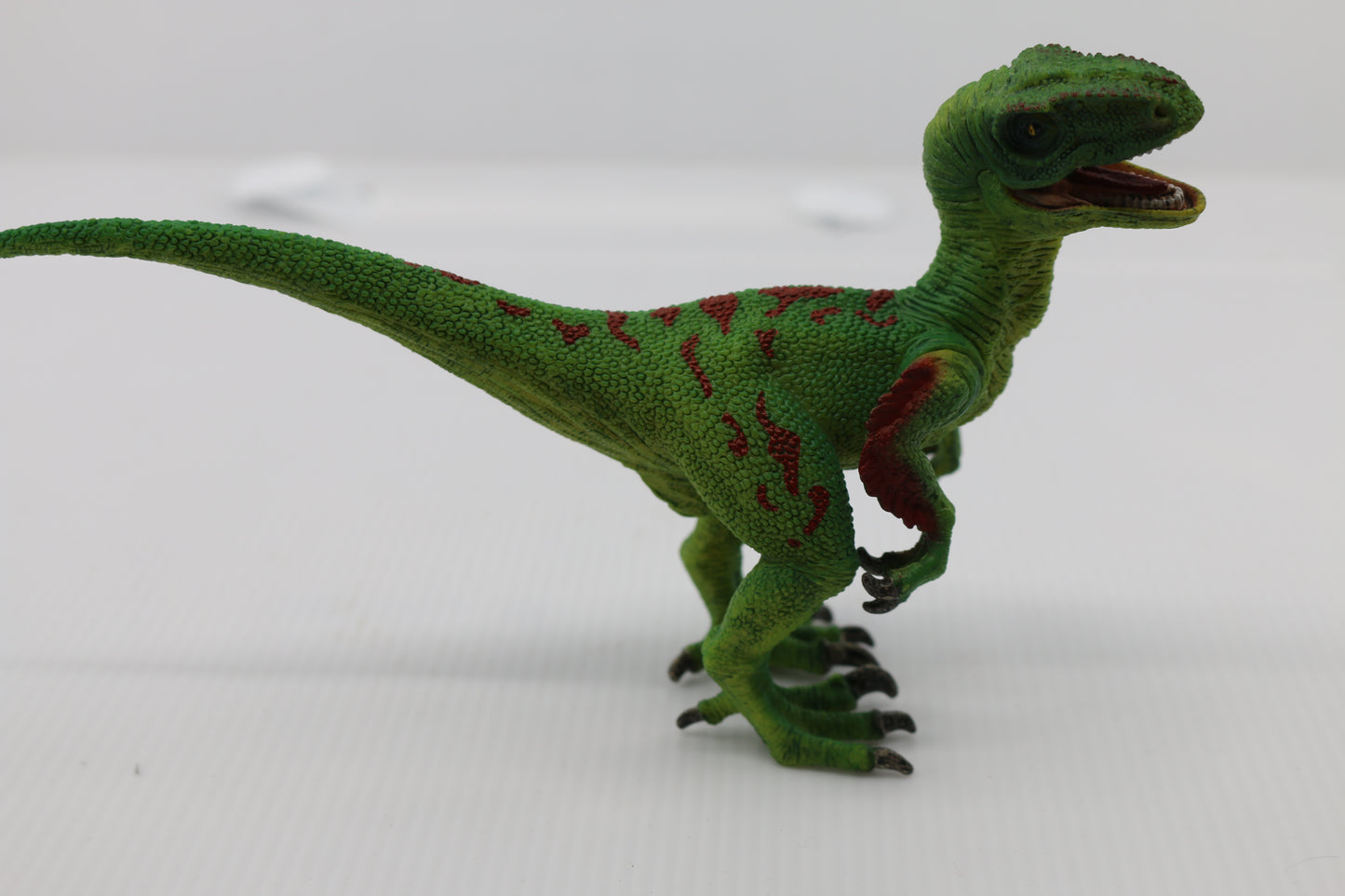 Schleich Green Velociraptor Raptor Dinosaur action Figure Toy Jurassic 6” Tall