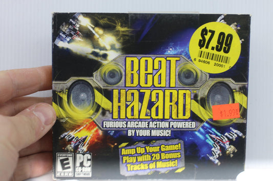 Beat Hazard PC CD-ROM Sealed Jewel Case – Brand new Music Shooter Video game