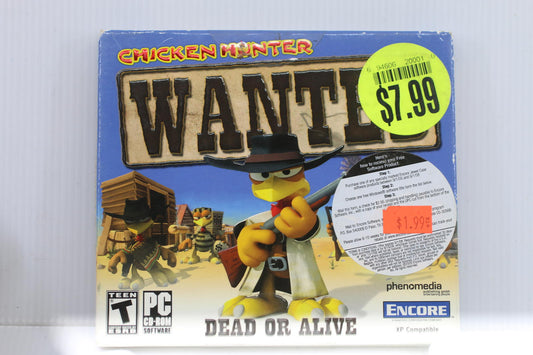 Chicken Hunter Wanted: Dead or Alive PC Video Game Jewel Case Brand new Sealed