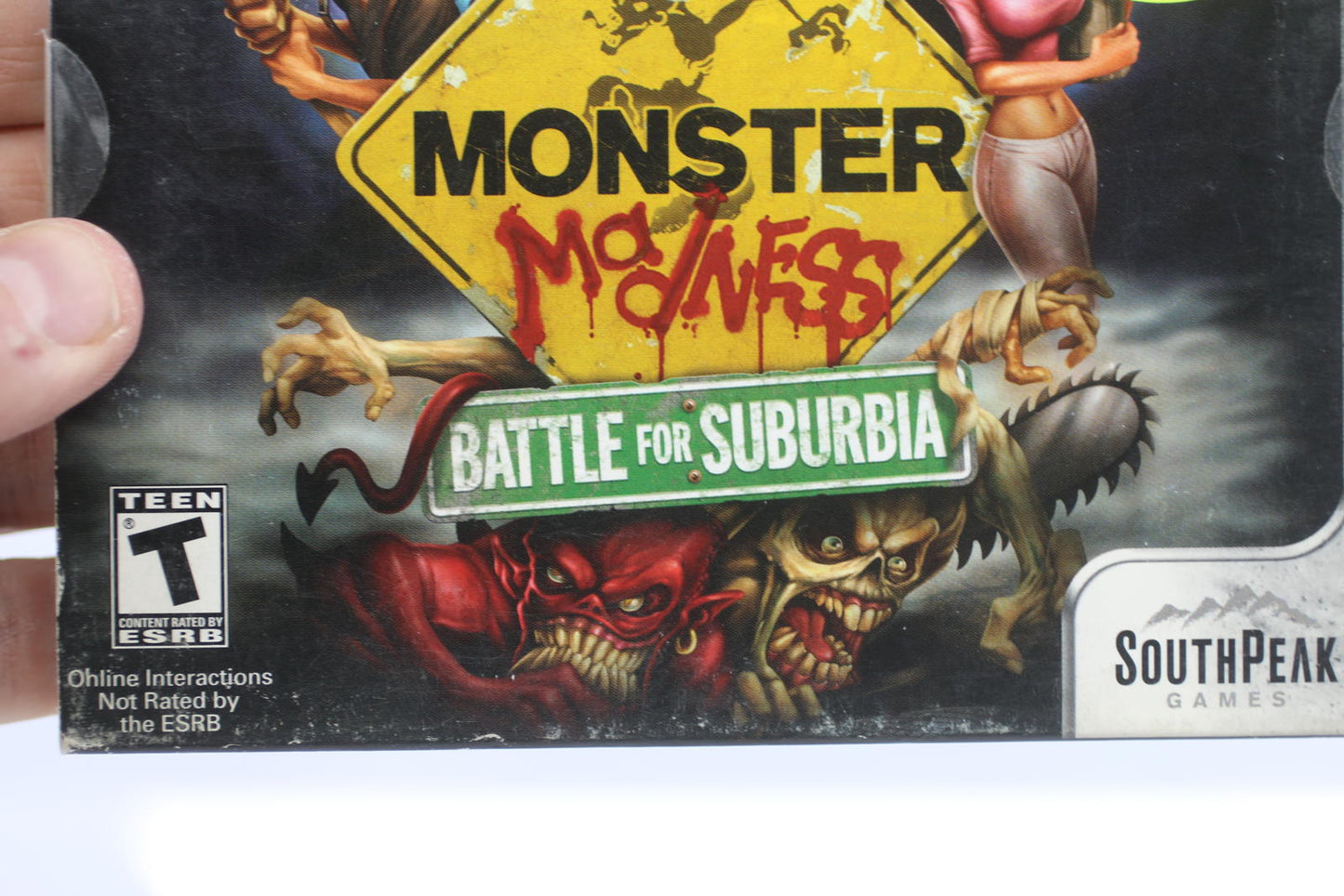 PC CD-Rom Monster Madness: Battle for Suburbia Zombie Game Brand New Jewel Case