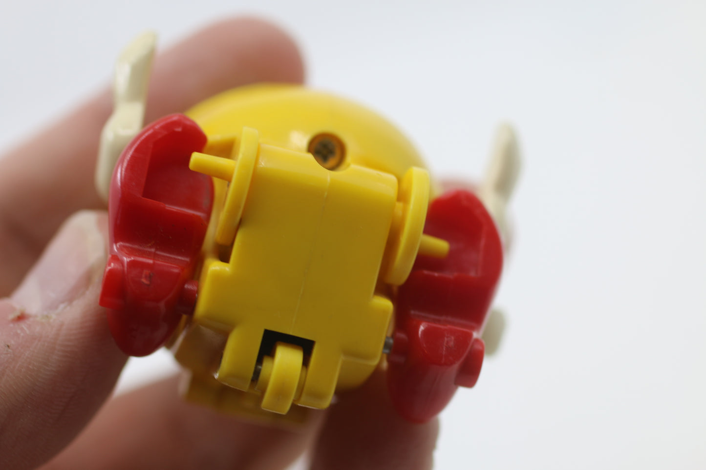 Vintage 1980s Ms PAC-MAN Wind Up Walking Toy Figure by TOMY